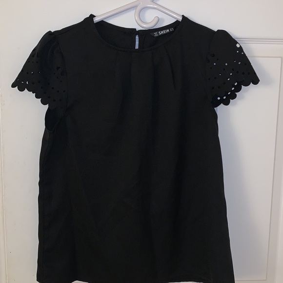 Laser cut sleeve T-shirts - Picture 2 of 2